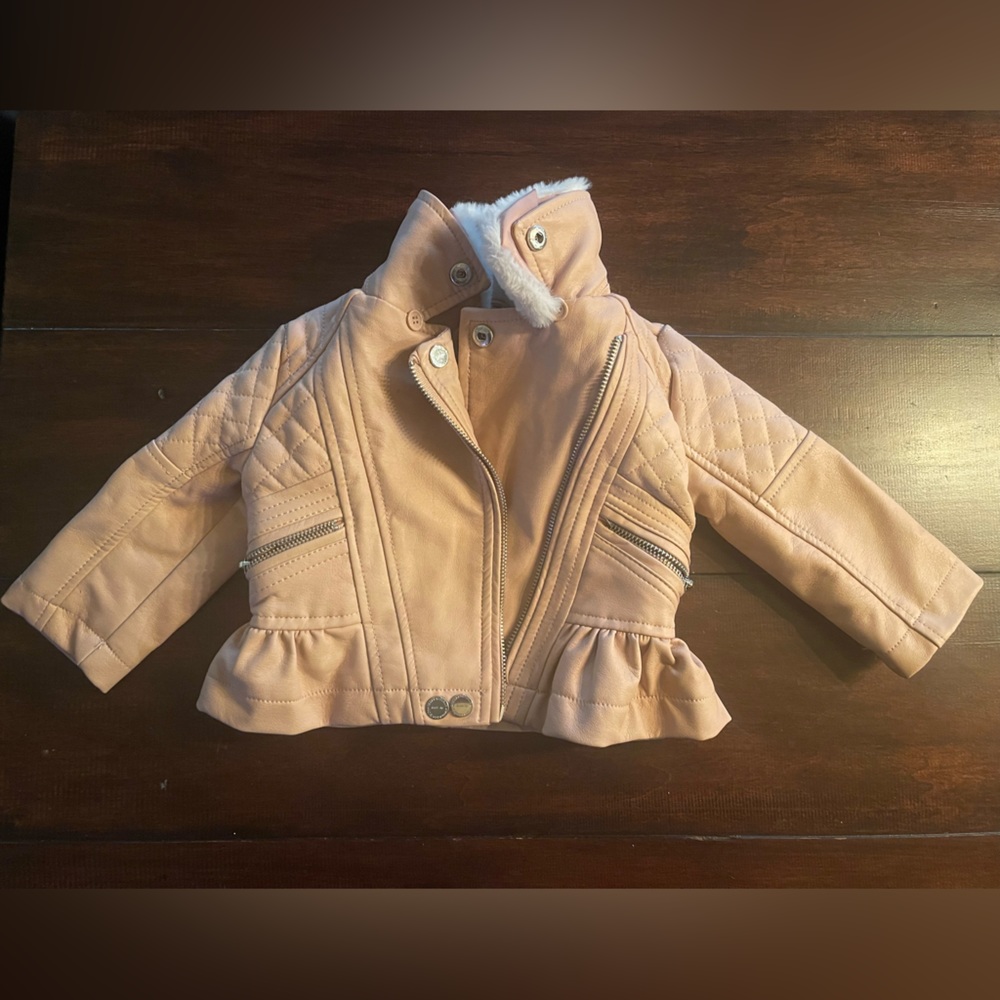 URBAN REPUBLIC
Little ​Girl's Faux Leather Zip-Up Jacket